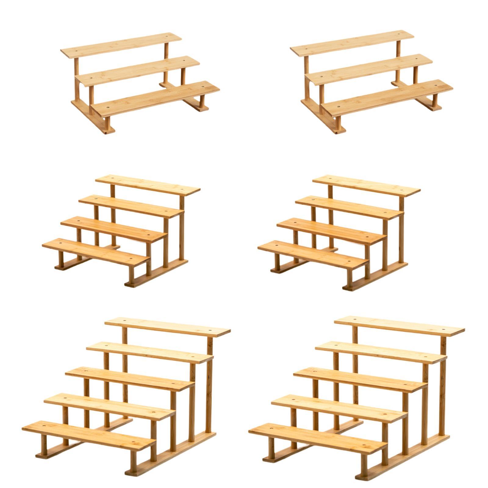Display Risers Set - حامل عرض مجوهرات خشبي، رف منظم