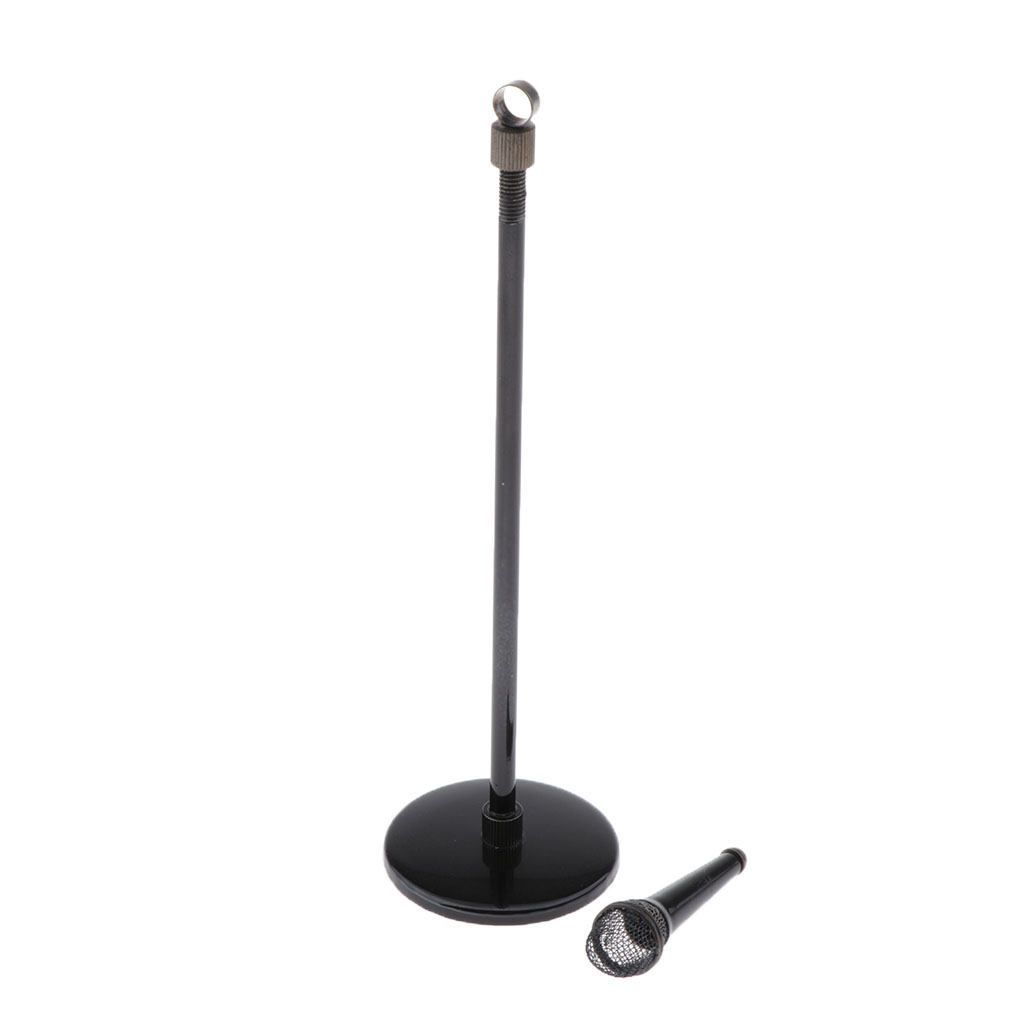 نموذج ميكروفون مصغر، حامل معدن - مراجعة Action Figure Stand وسعره