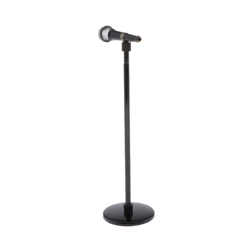 نموذج ميكروفون مصغر، حامل معدن - مراجعة Action Figure Stand وسعره