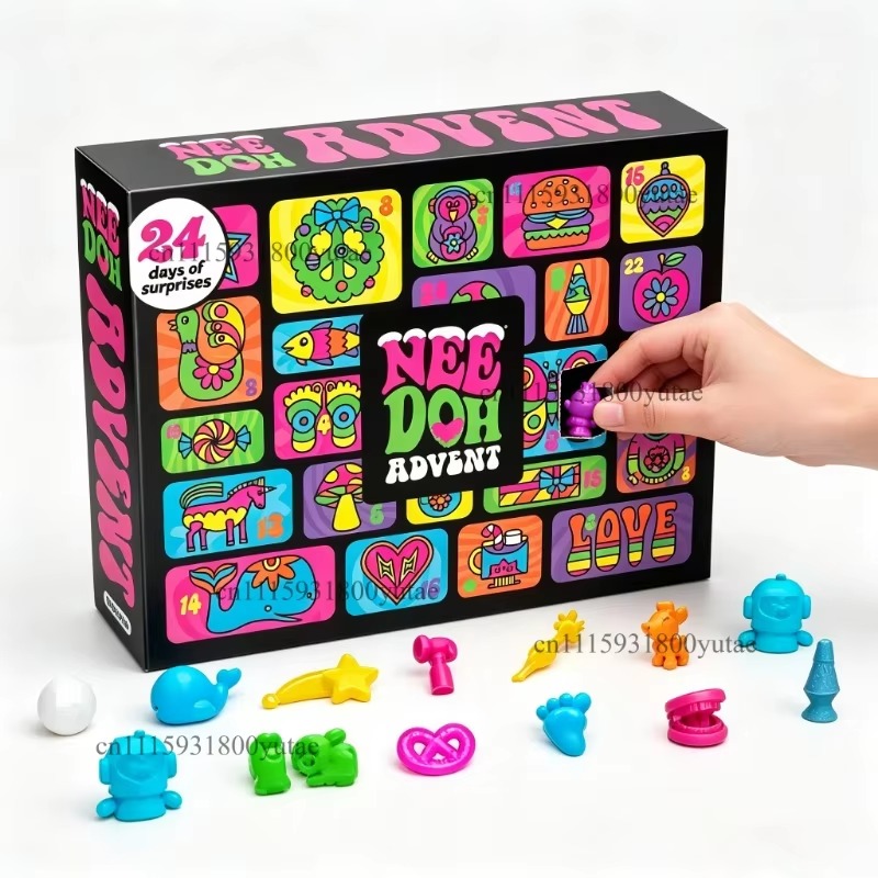 صندوق مفاجآت تقويم عيد الميلاد - مراجعة Fidget Cube Original وسعره